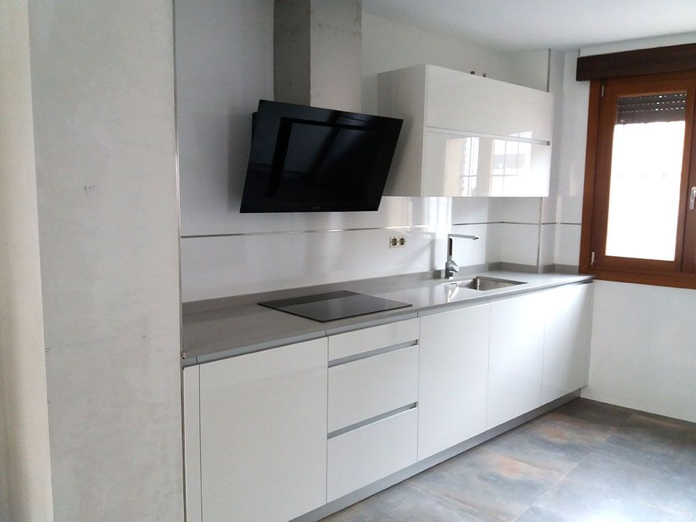 cocina blanca en zamora